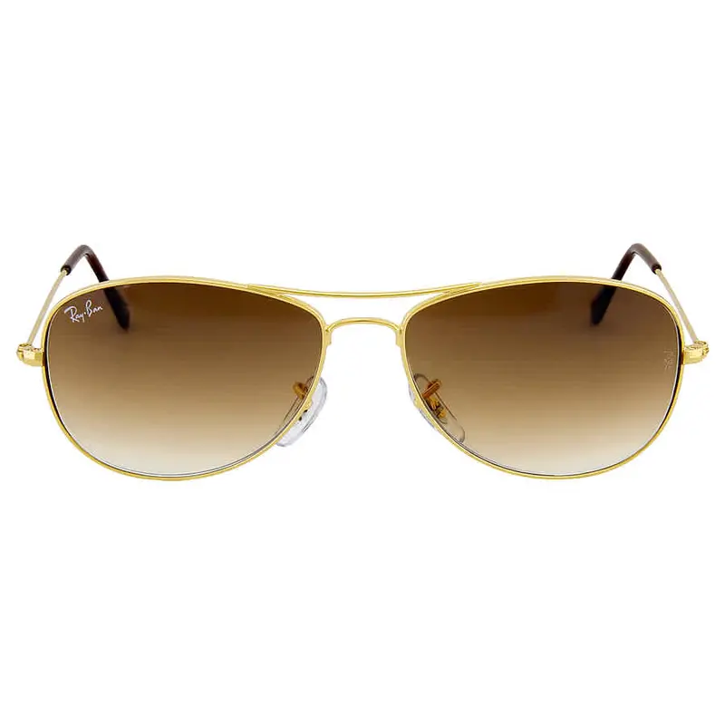 Ray Ban Cockpit Light Brown Gradient Aviator Unisex Sunglasses Rb3362 001/51 56 1