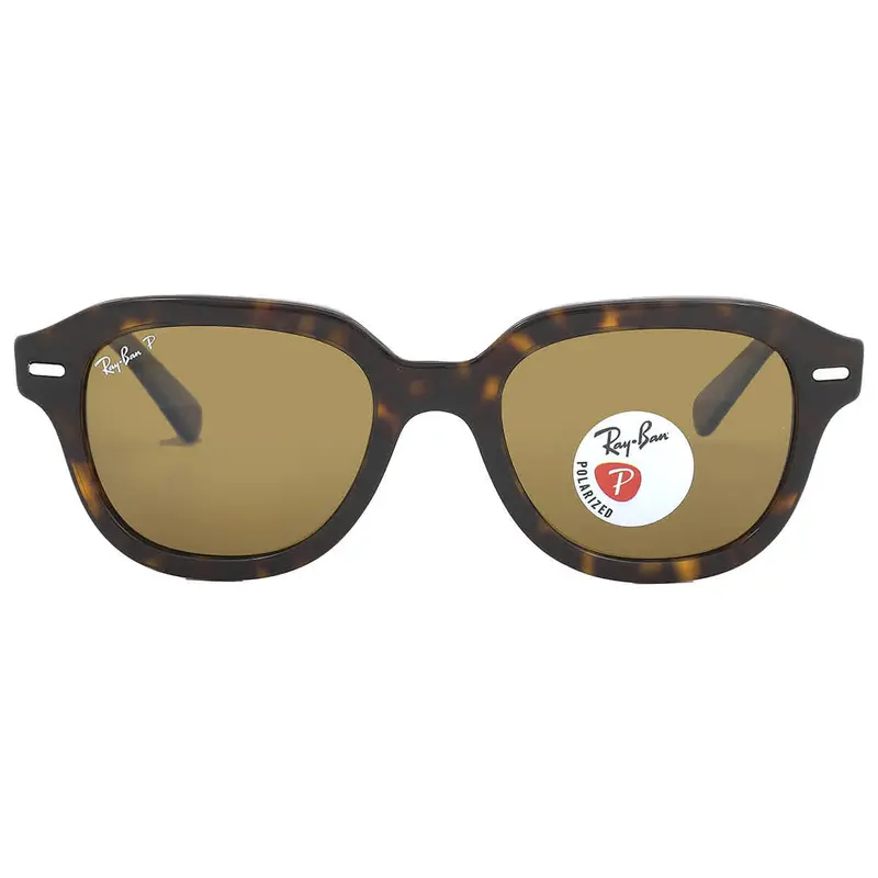 Ray Ban Erik Polarized Brown Square Unisex Sunglasses Rb4398 902/57 51 1