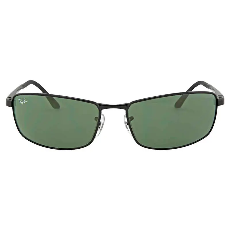 Ray Ban Green Classic Rectangular Men's Sunglasses Rb3498 002/71 61 1