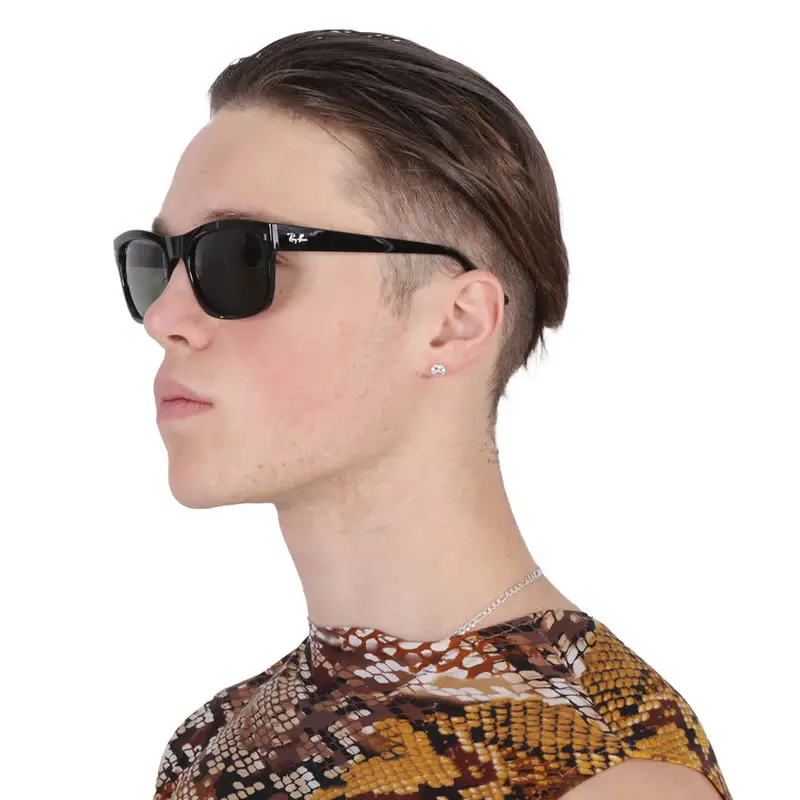 Ray Ban Green Square Unisex Sunglasses Rb4428 601/31 56 2