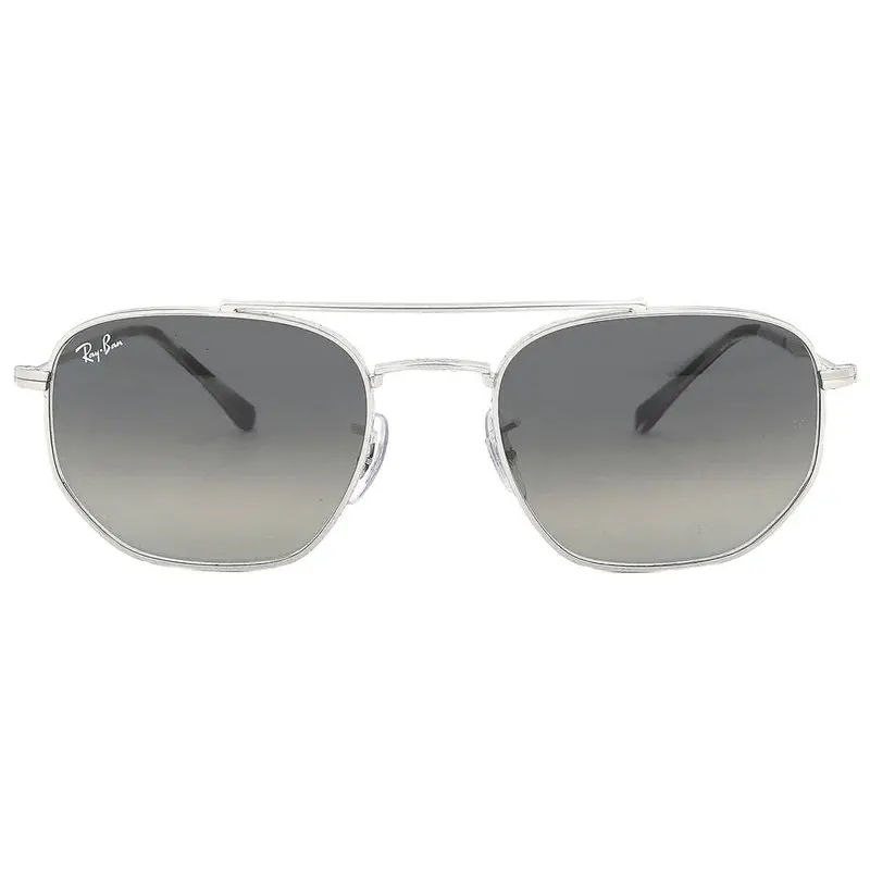 Ray Ban Grey Gradient Irregular Unisex Sunglasses Rb3707 003/71 54 1