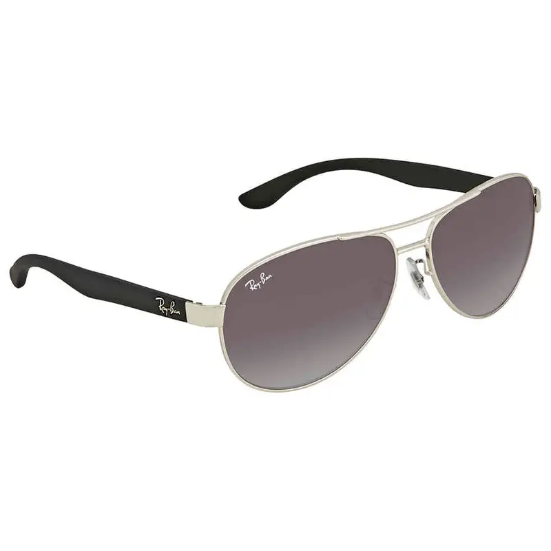 Ray Ban Grey Gradient Pilot Unisex Sunglasses Rb3457 134/8G 59 1