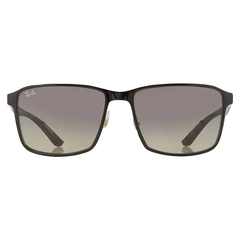 Ray Ban Grey Square Unisex Sunglasses Rb3721 187/11 59 1