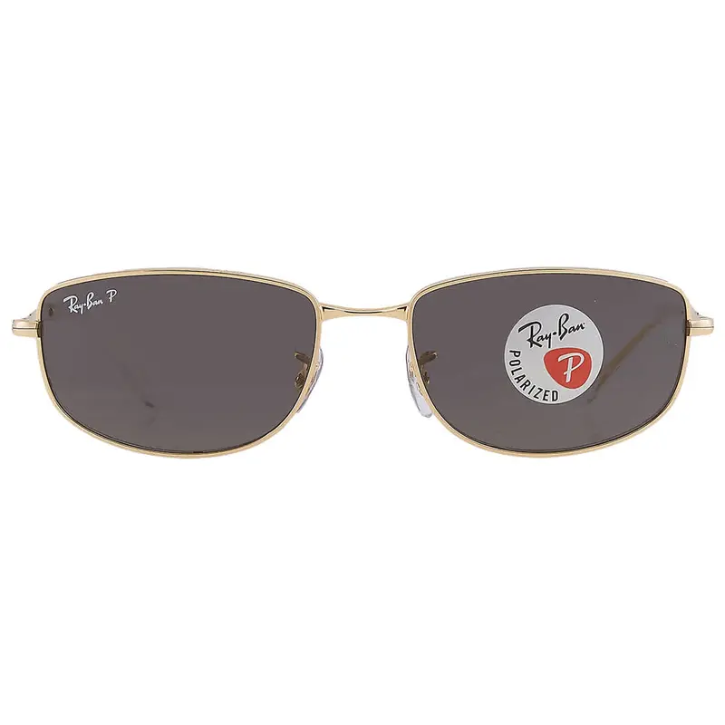 Ray Ban Polarized Black Irregular Unisex Sunglasses Rb3732 001/48 56 1