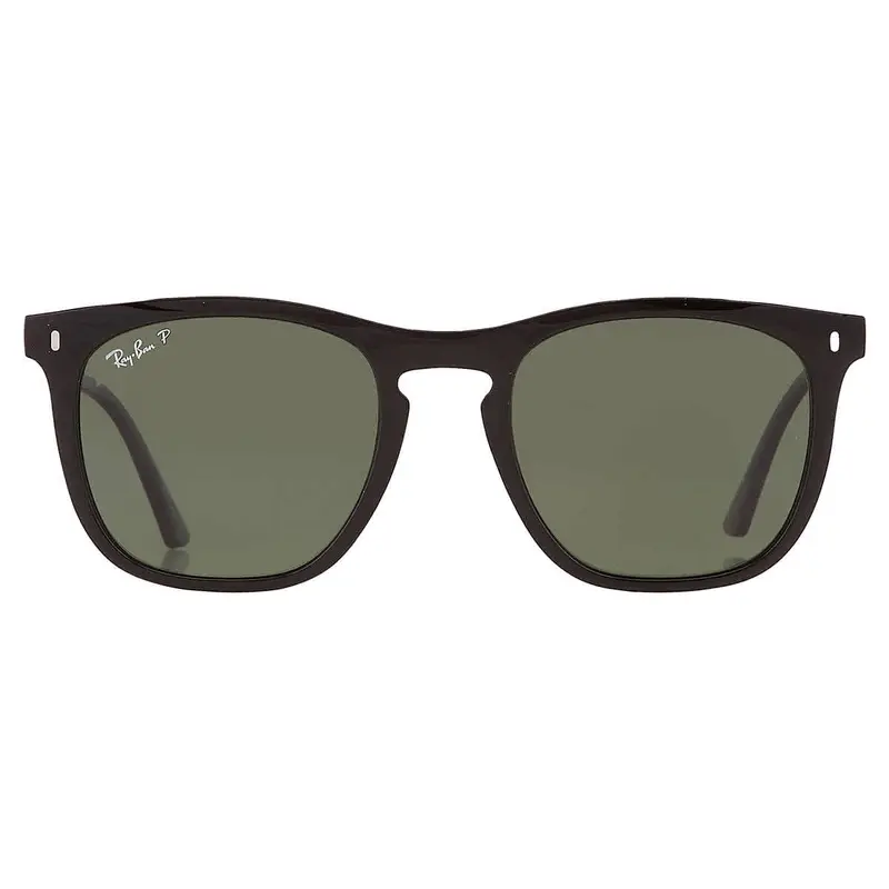 Ray Ban Polarized Green Square Unisex Sunglasses Rb2210 901/58 53 1