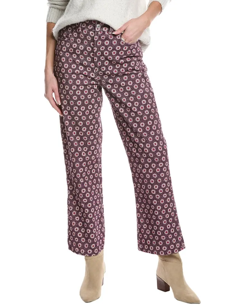 Re/Done 70S Plum Stamp Loose Flare Jean 1