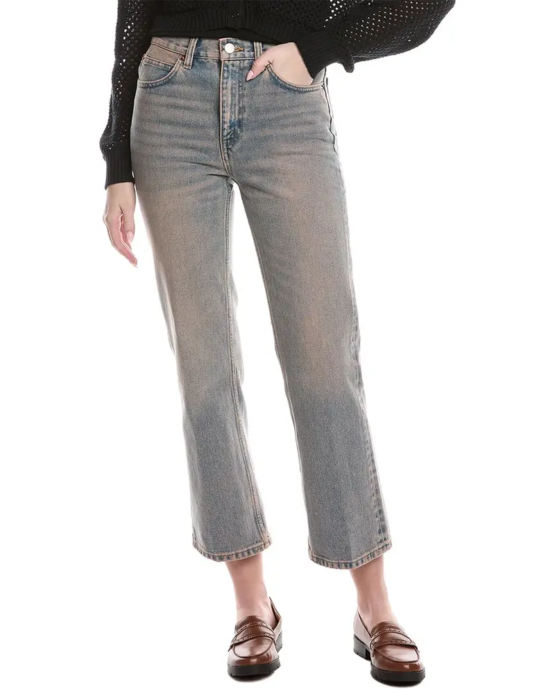 Re/Done 70S Tinted Blush Loose Flare Jean 1