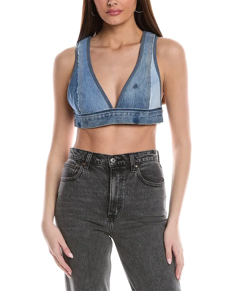 Re/Done Denim Bra 1