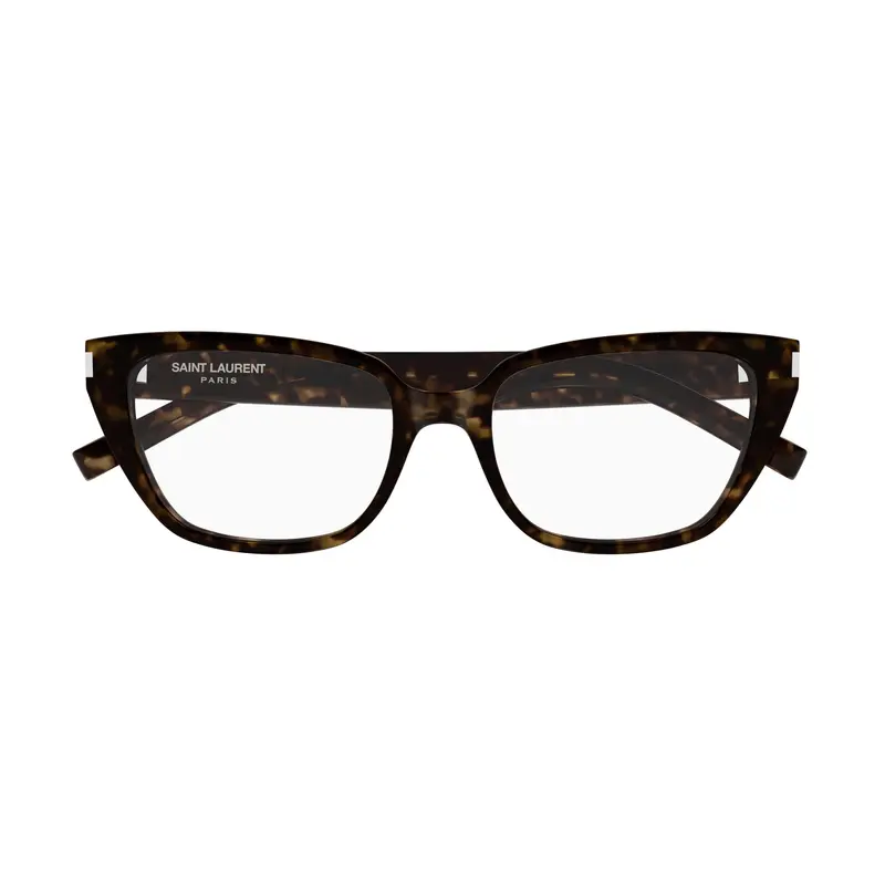 Rectangular Cat-Eye Sunglasses With Tortoiseshell Pattern And Silver Accents 1