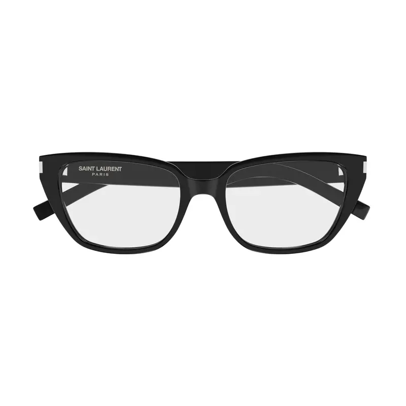 Rectangular Frame Eyeglasses With Subtle Silver Accents 1