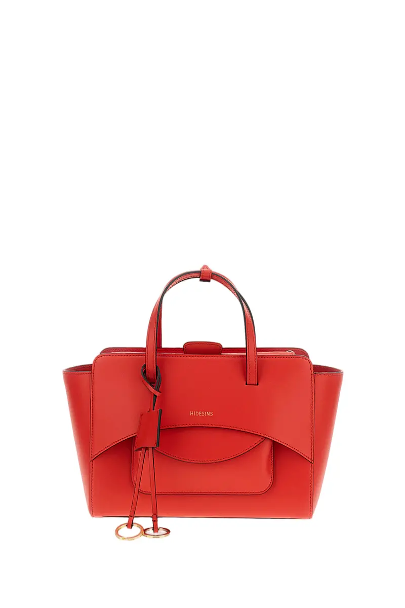 Red Flap M Leather Crossbody Bag 1