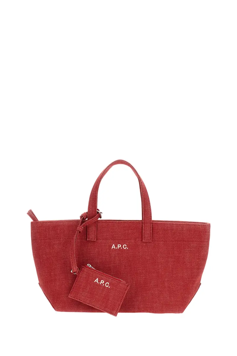 Red Le Drummer Toile Small Tote Bag 1