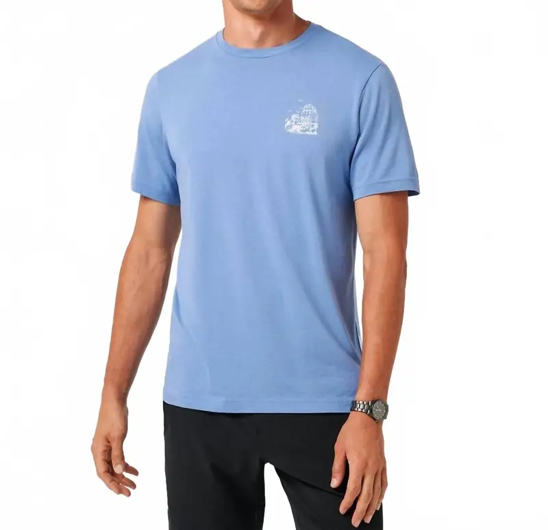 Reef Walk Short Sleeve Tee In Pacific Coast 1