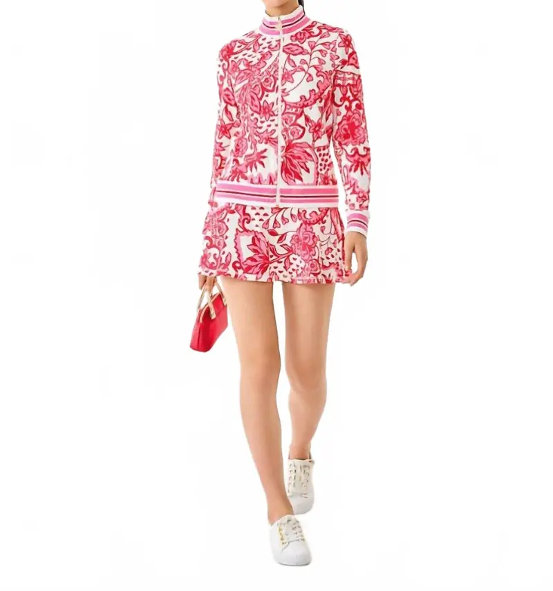Regate Upf 50+ Jacket In Coconut Spicy Socialite 1
