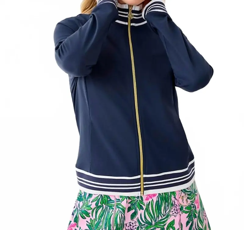 Regate Upf 50+ Jacket In Low Tide Navy 1