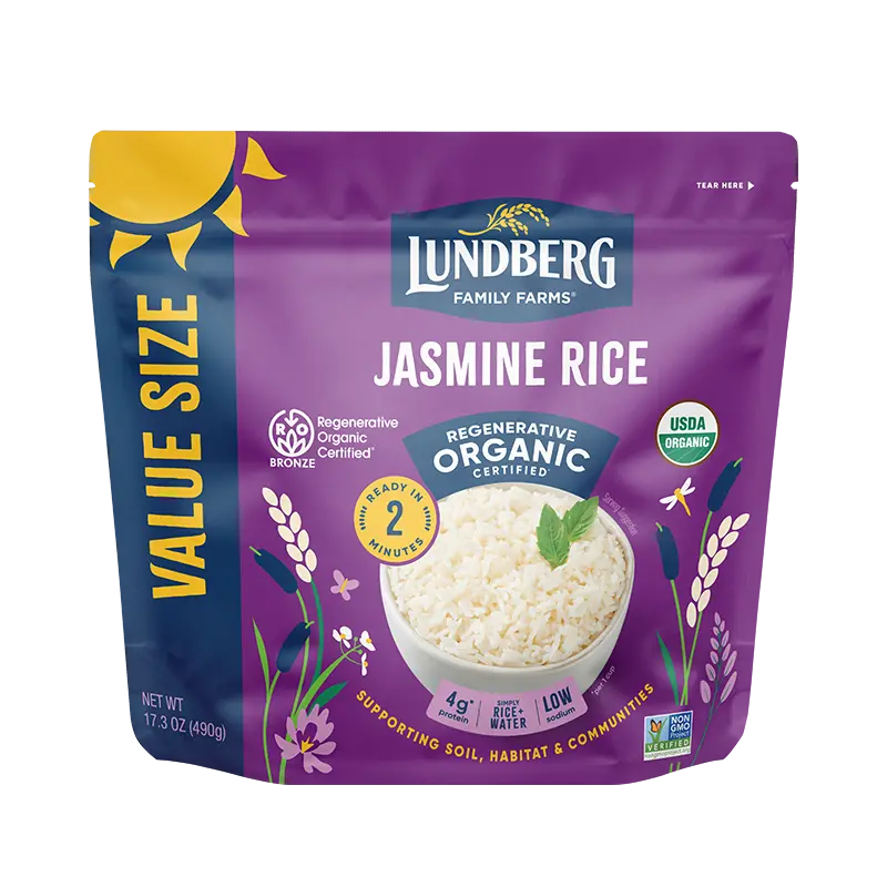 Regenerative Organic Certified® 2-Minute Jasmine Rice, Value Size 1