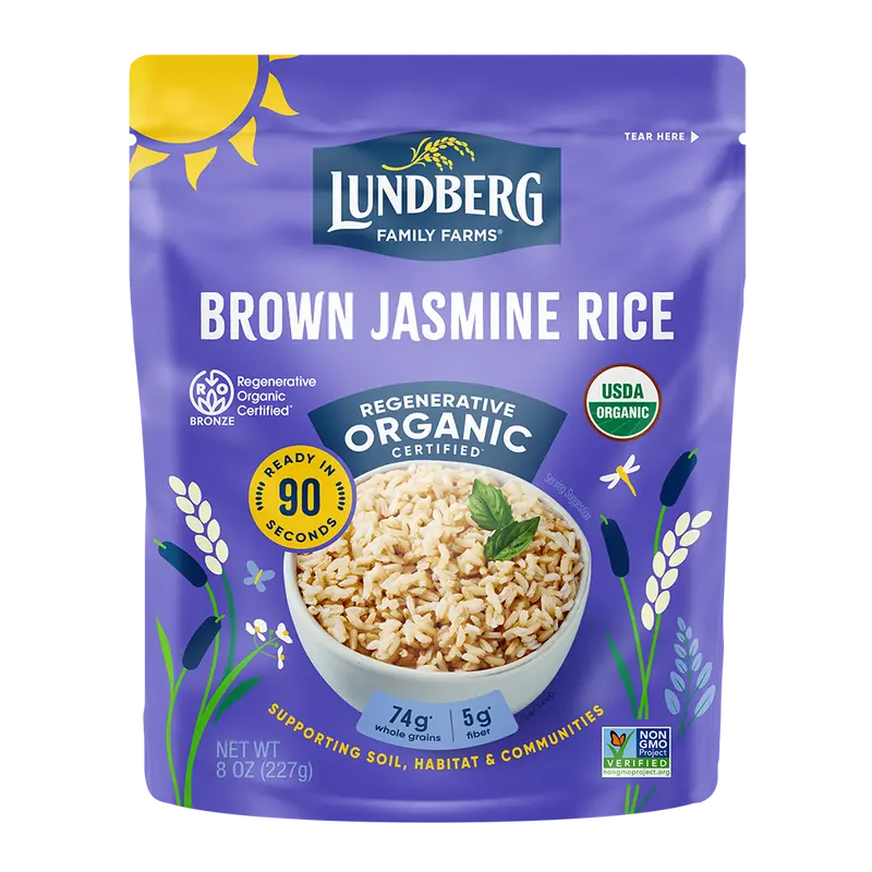 Regenerative Organic Certified® 90-Second Brown Jasmine Rice 1