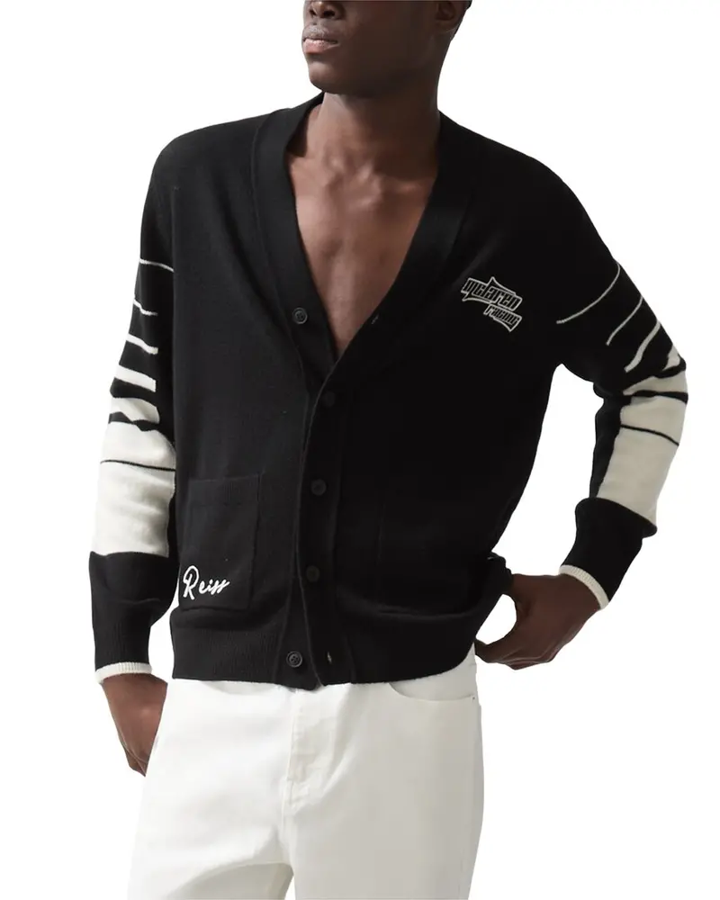 Reiss Mclaren Racing Varsity Cardigan 1