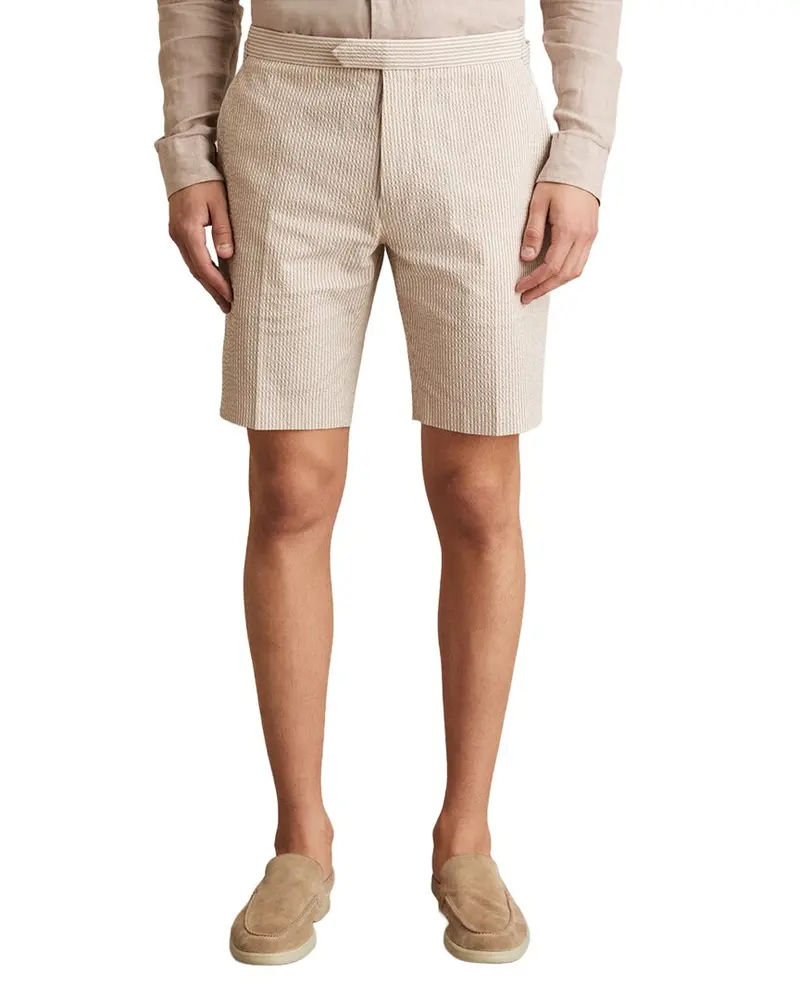 Reiss Seersucker Short 1