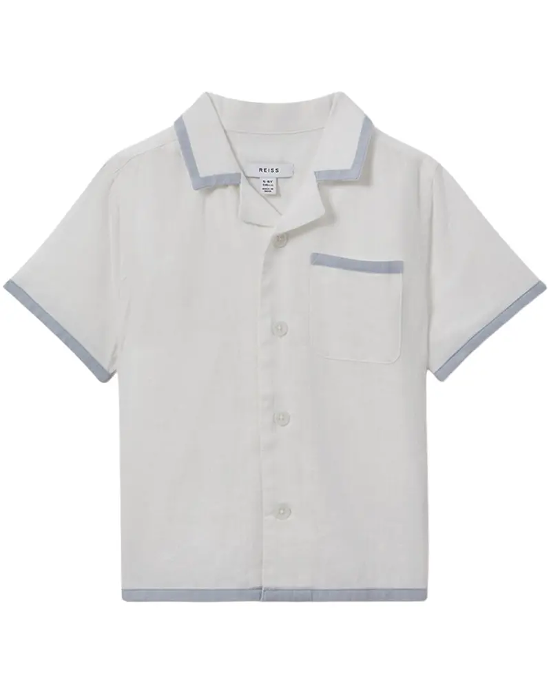 Reiss Vitan Linen Cuban Shirt 1