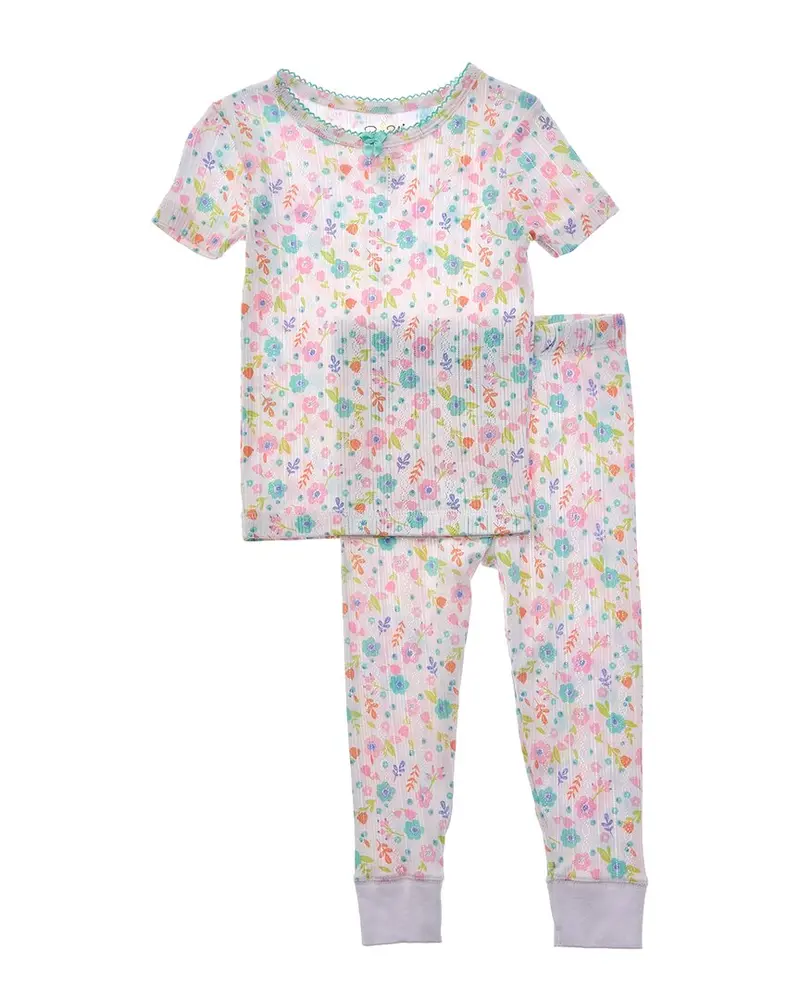 Rene Rofe 2Pc Pointelle Dream Snug Fit Pajama Set 1