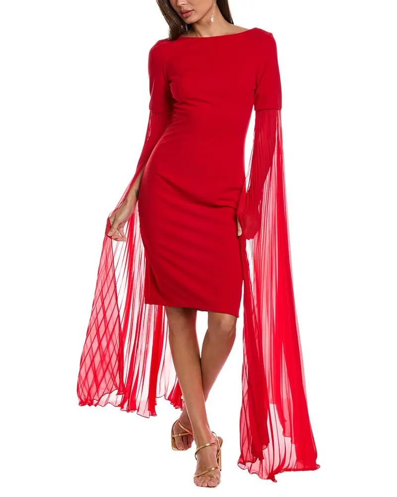 Rene Ruiz Crepe Sheath Dress 1