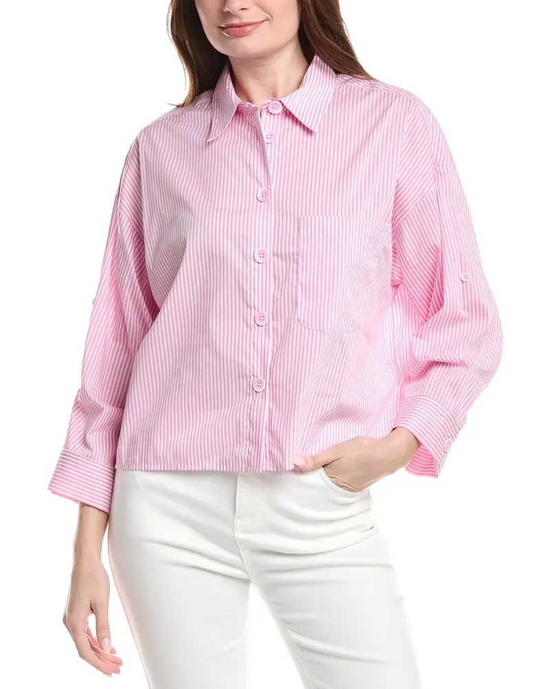 Renuar Woven Button Front Blouse 1