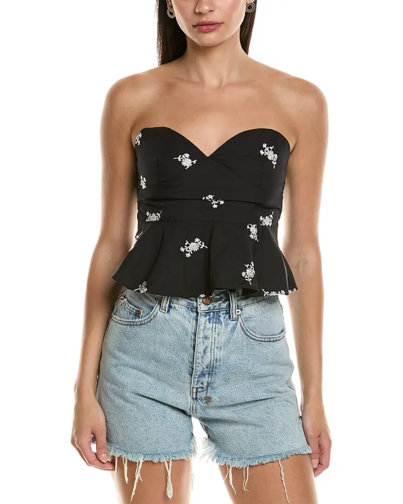 Reveriee Embroidered Crop Top 1