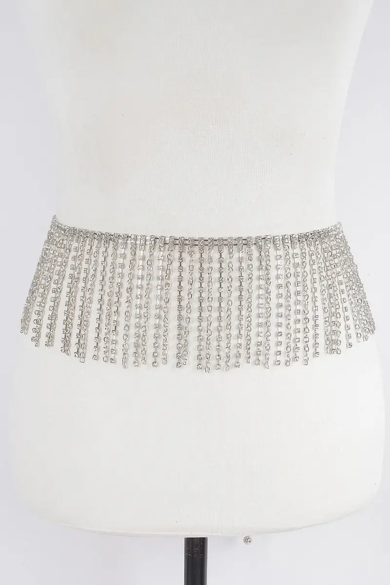 Rhinestone Curtain Belt 1