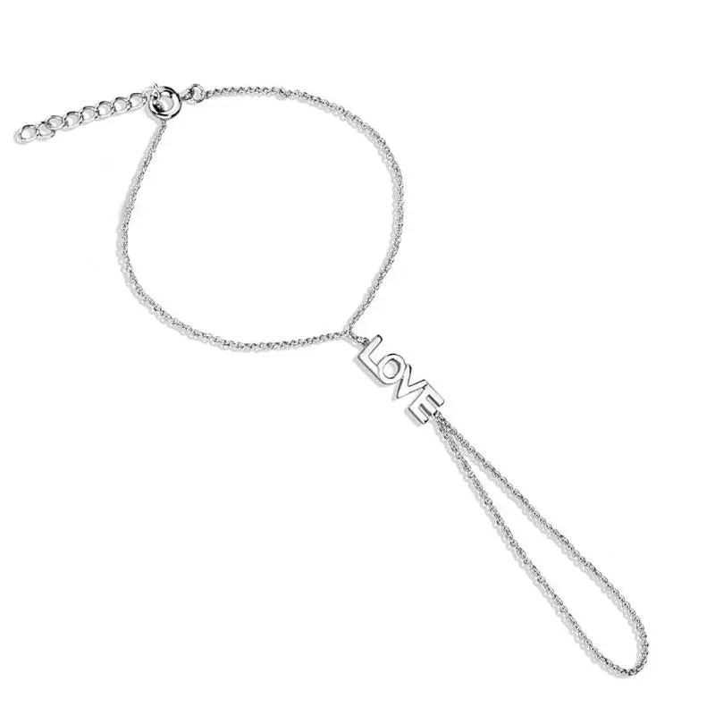 Rhodium Brass Bracelet With No Stone 1