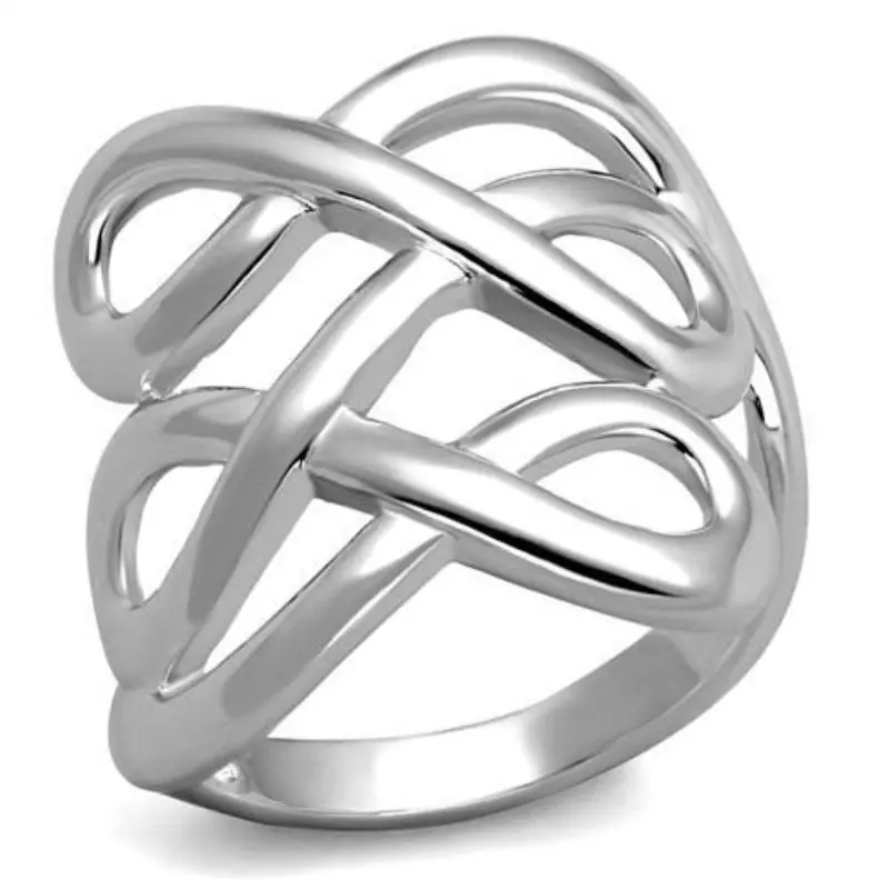 Rhodium Brass Ring With No Stone 1
