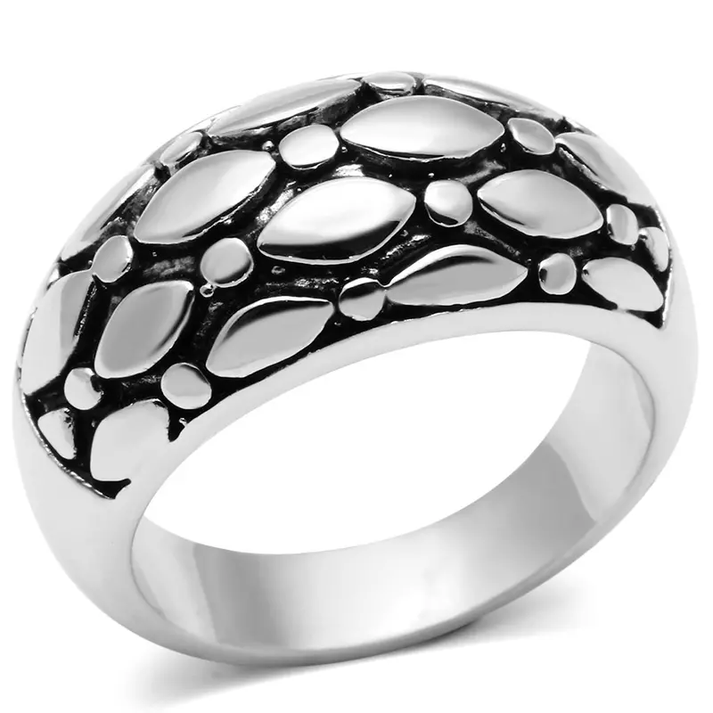 Rhodium Brass Ring With No Stone 1