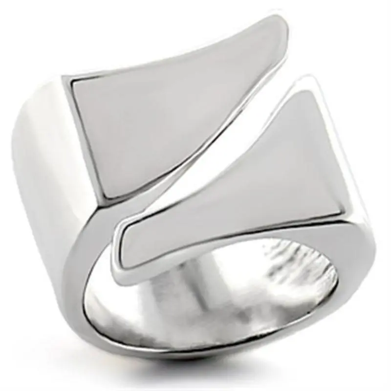 Rhodium Brass Ring With No Stone 1