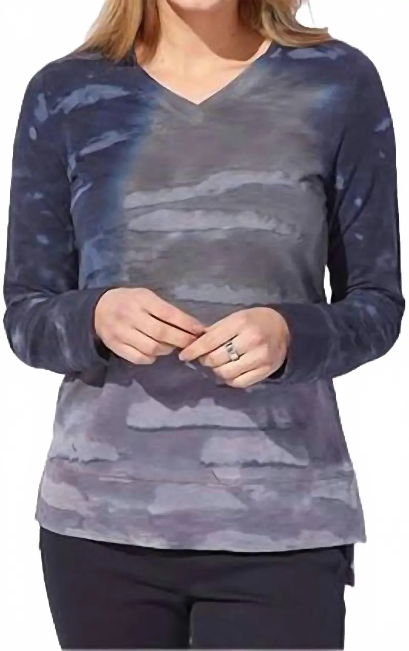 River Modal Spandex Harmony Tunic In Black 1