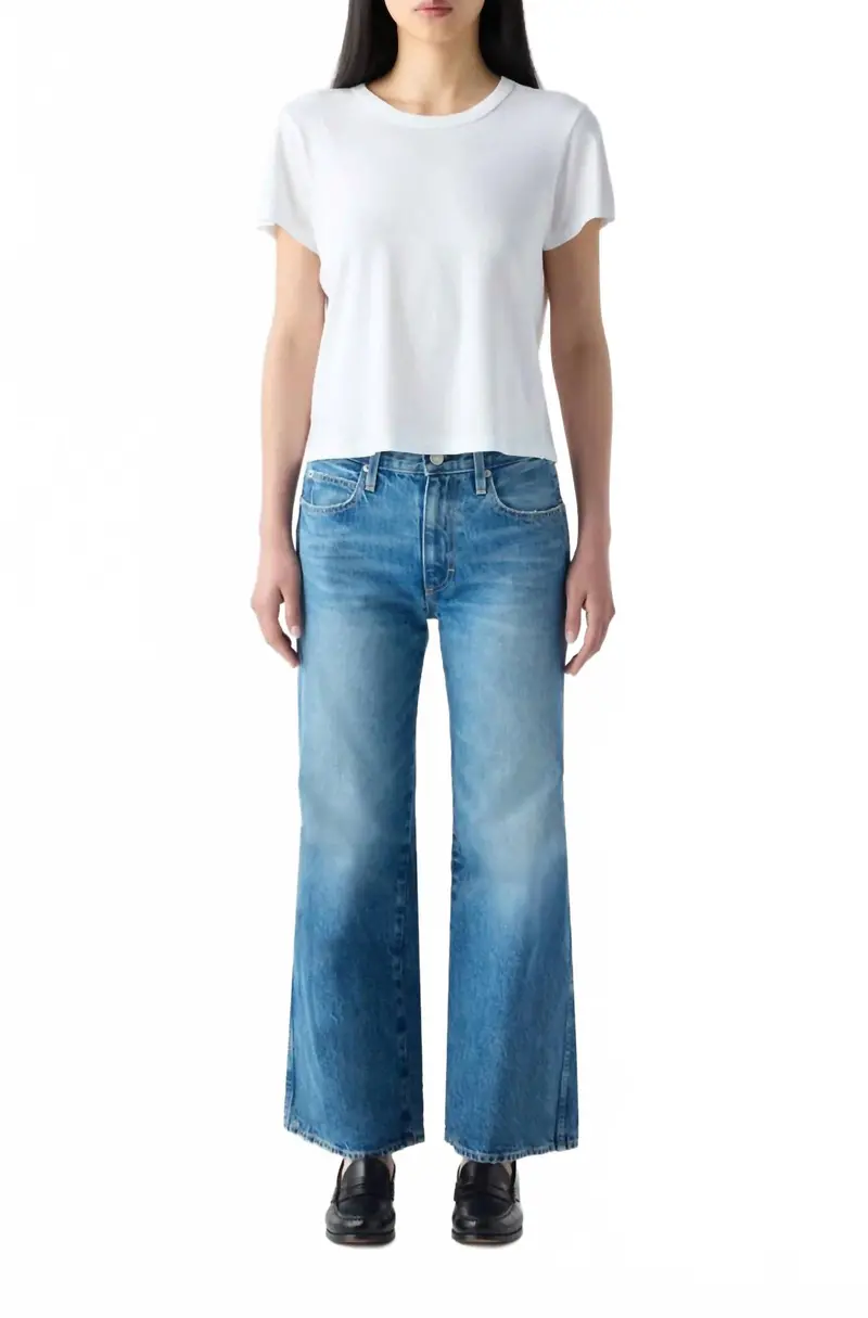 Robbie Mid Rise Relaxed Jeans In Charmed 1