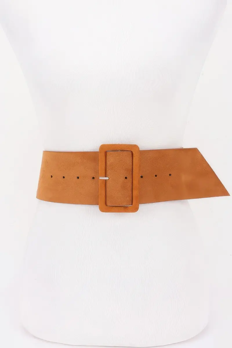 Rocker Style Wide Studded Waist Belt 1
