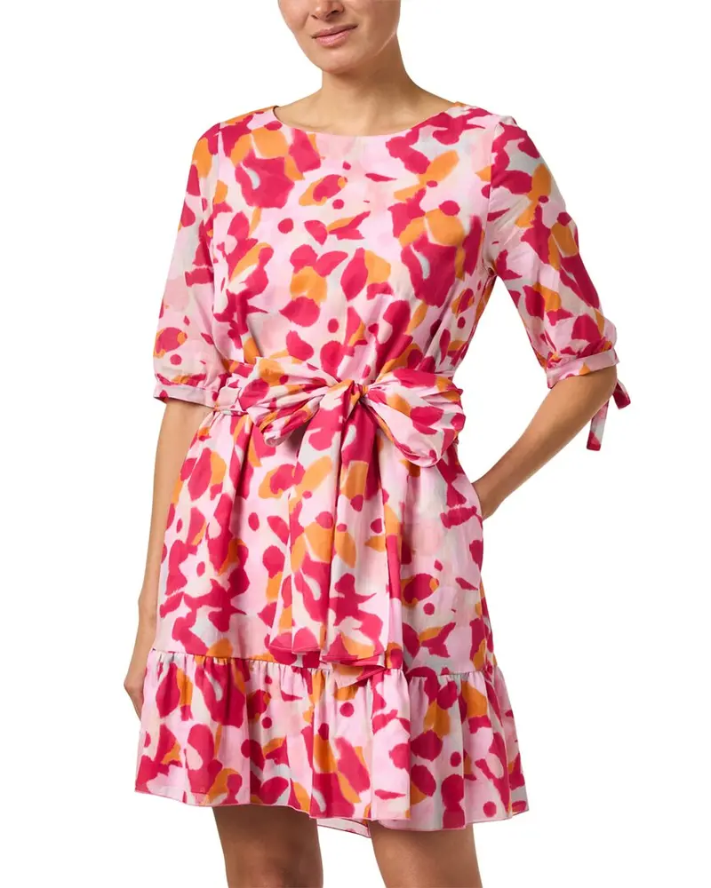 Rosso35 Tiered Cotton Dress Mini Dress 1