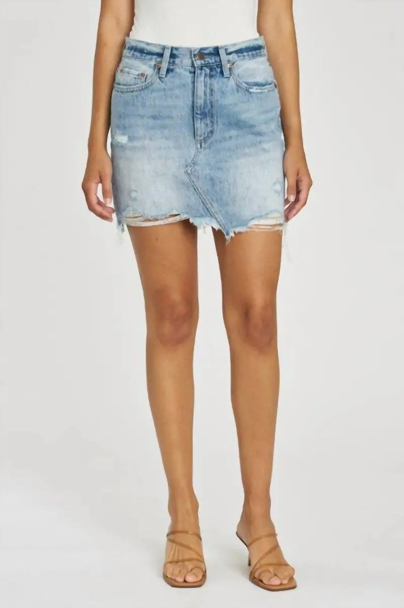 Rumi Mini Skirt In Dolores Park Distressed 1
