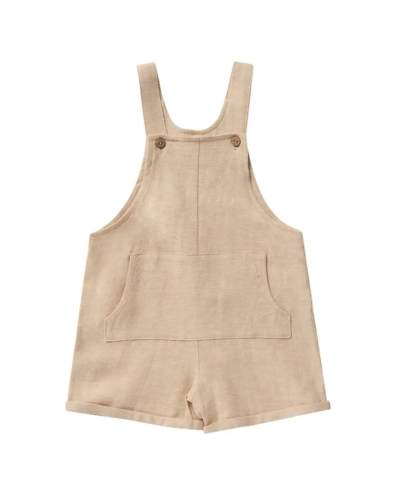 Rylee + Cru Collective Billie Linen-Blend Overall 1