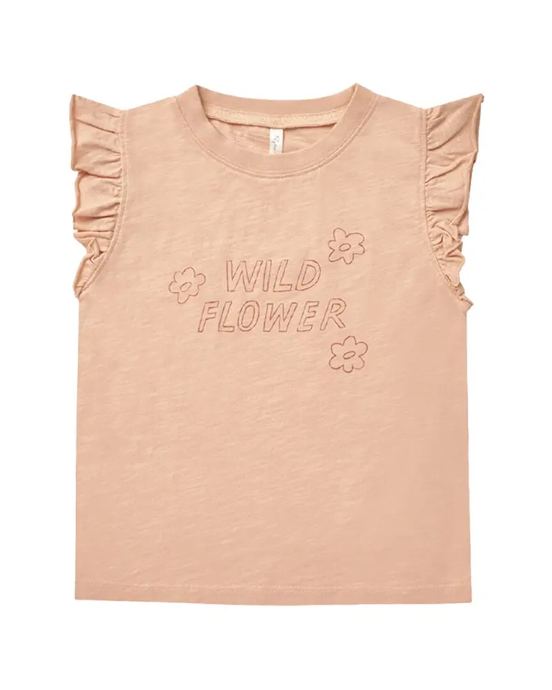 Rylee + Cru Collective Ruffled Tank 1