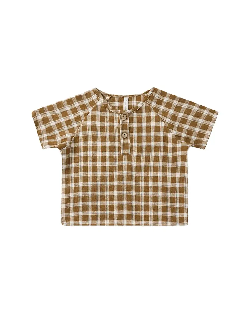 Rylee + Cru Collective Ziggy Linen-Blend Shirt 1