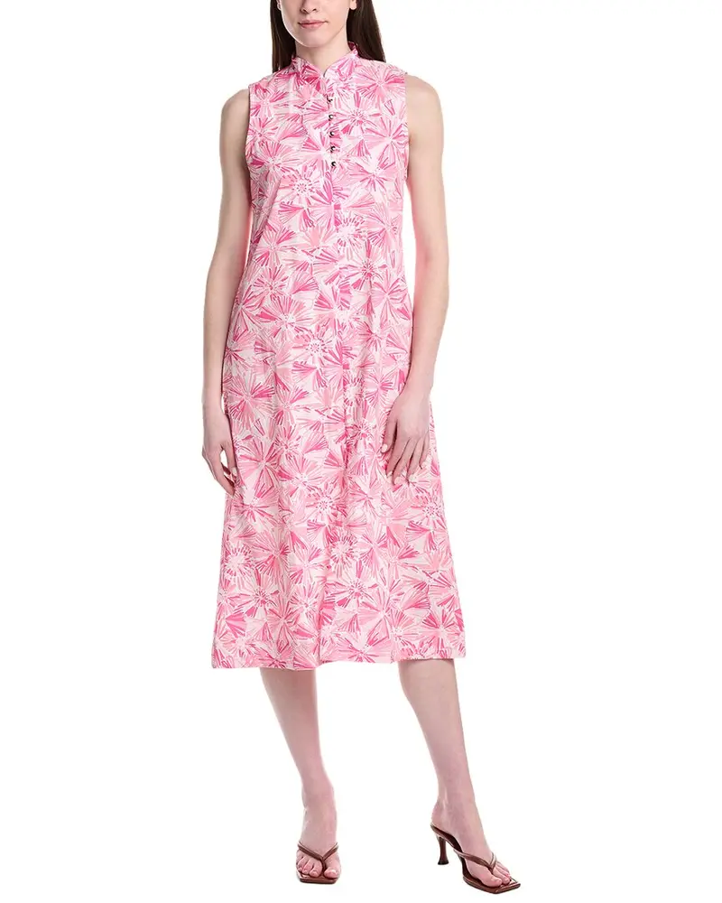 Sail To Sable Puff Sleeve Midi Dress 1