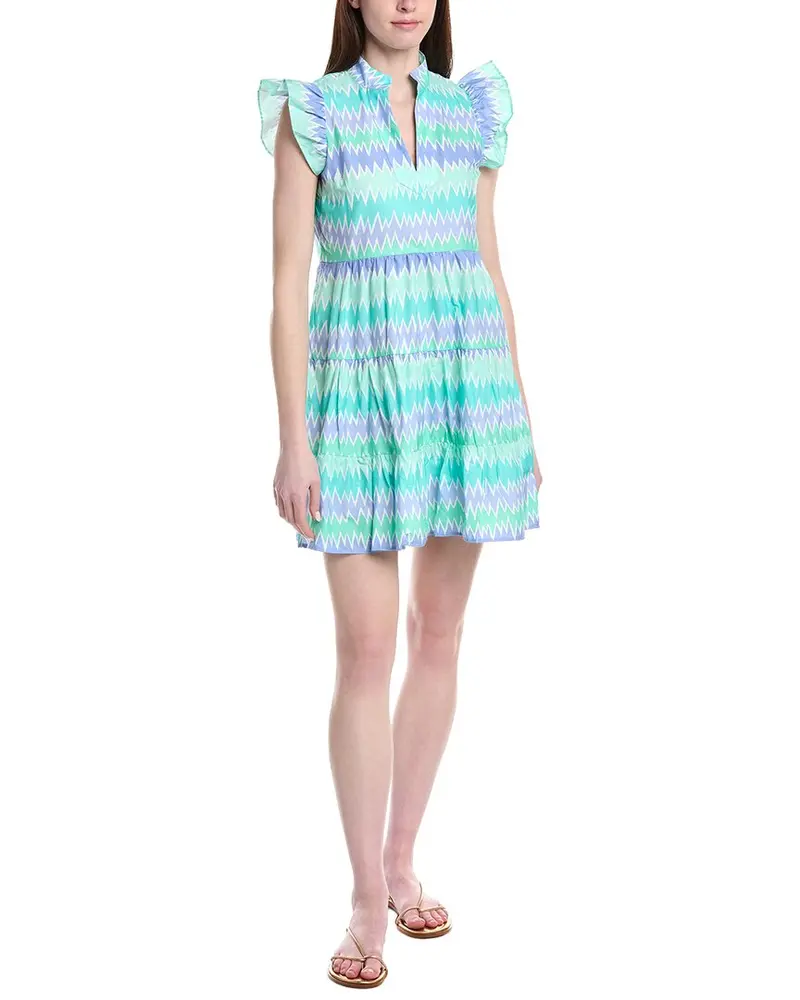 Sail To Sable Sleeveless Flutter Sleeve Dress 1