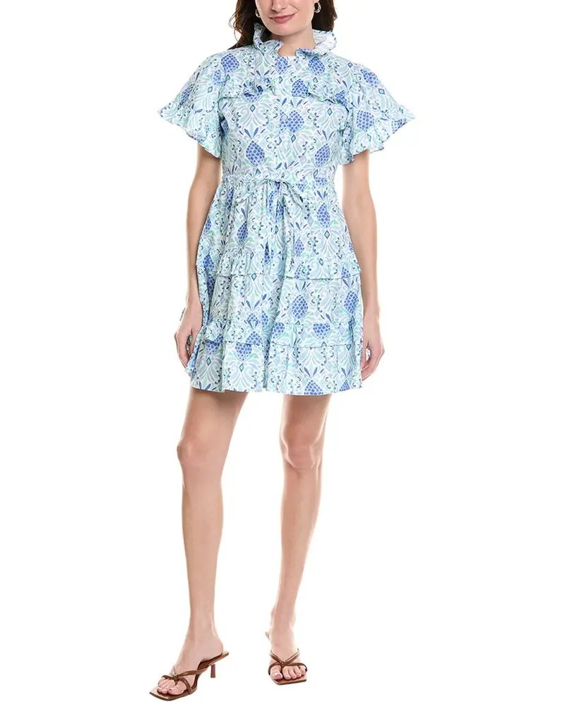 Sail To Sable Tiered Mini Dress 1