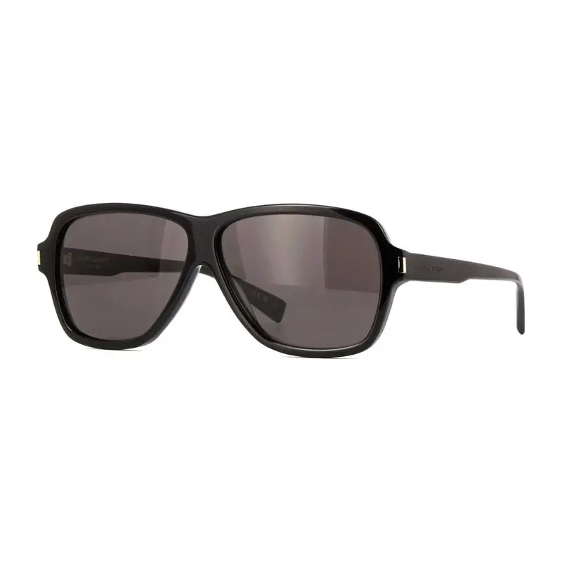 Saint Laurent Sunglasses Aviator Full Rim, Havana Frame And Grey Lens Sl609carolyn002 1