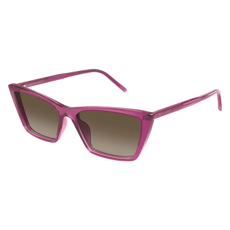 Saint Laurent Sunglasses Cat Eye Full Rim, Black Frame And Black Lens Sl737micathin001 1