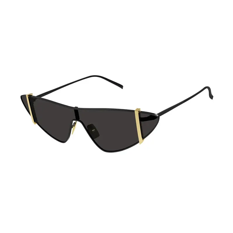 Saint Laurent Sunglasses Shield Full Rim, Black Frame And Black Lens Sl536001 1