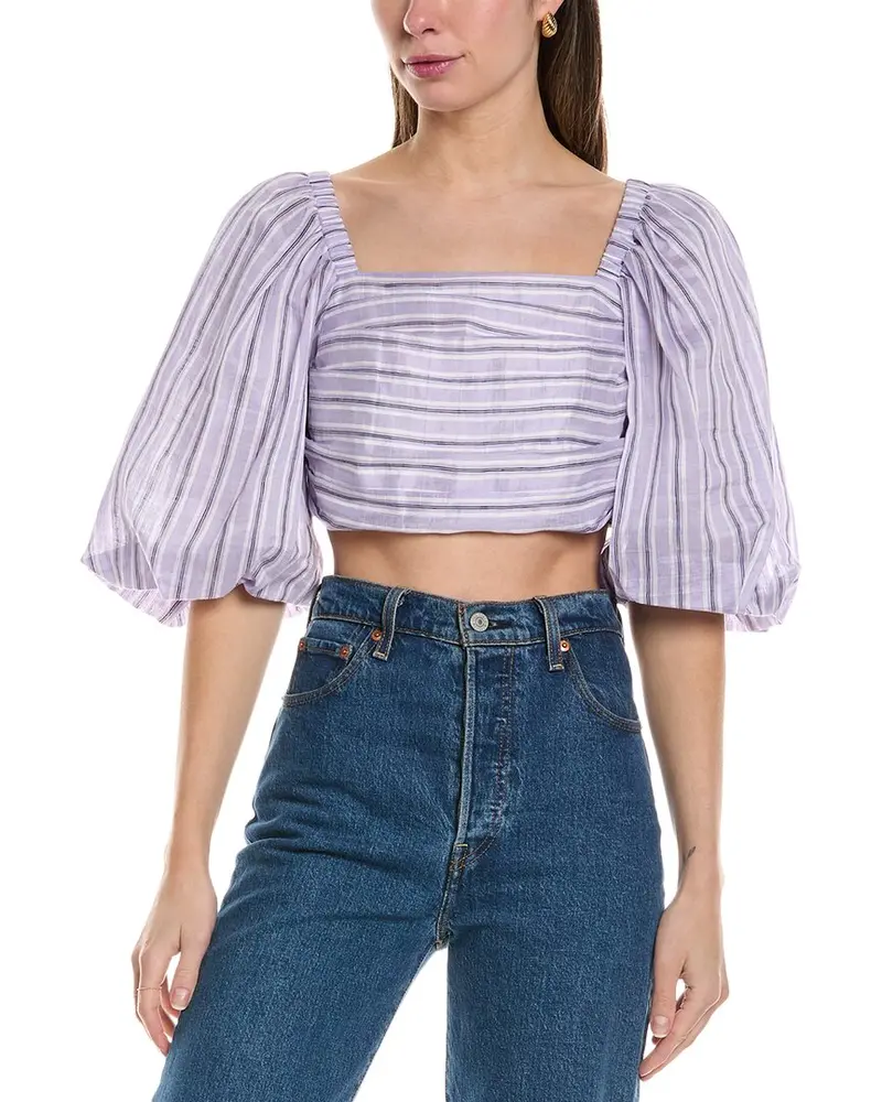 Sandro Linen-Blend Top 1