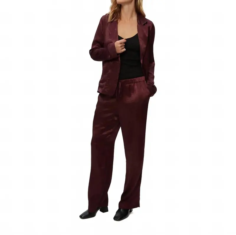 Sanji Drawstring Pant In Red 1