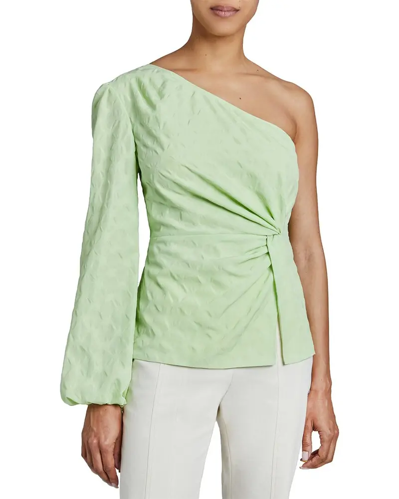 Santorelli   Julia One Shoulder Blouse 1